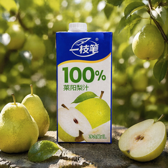 Yizhibi 100% Pure Laiyang Pear Juice 1L – Natural Refreshing Fruit Drink