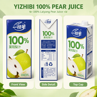 Yizhibi 100% Pure Laiyang Pear Juice 1L – Natural Refreshing Fruit Drink