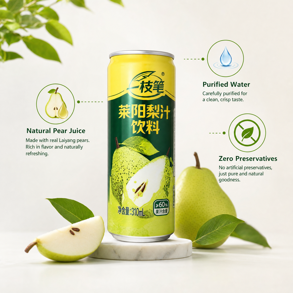 ONE PEN Yizhibi Laiyang Pear Juice Drink 310ml Singapore product image 7