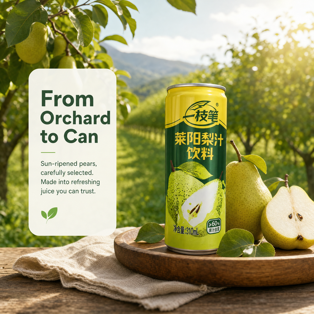 ONE PEN Yizhibi Laiyang Pear Juice Drink 310ml Singapore product image 10