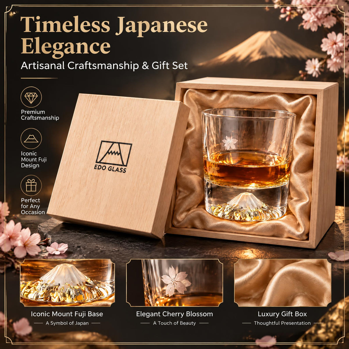 ONE PEN SG Yizhibi NFC Guava Citrus Juice Drink + Mount Fuji Glass Gift Set Bundle NFC Guava Citrus Juice + Mount Fuji Cup Set SG