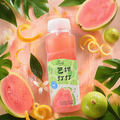一支笔 (Yi Zhi Bi) BaGanDaDa Guava & Amla Juice Drink 245ml – NFC Guava Oil Citrus Fruit Juice Beverage, 60% Juice Content, No Added Sugar, Added Prebiotics, Natural Refreshing Fruit Drink in PET Bottle, 10 Bottles per Carton