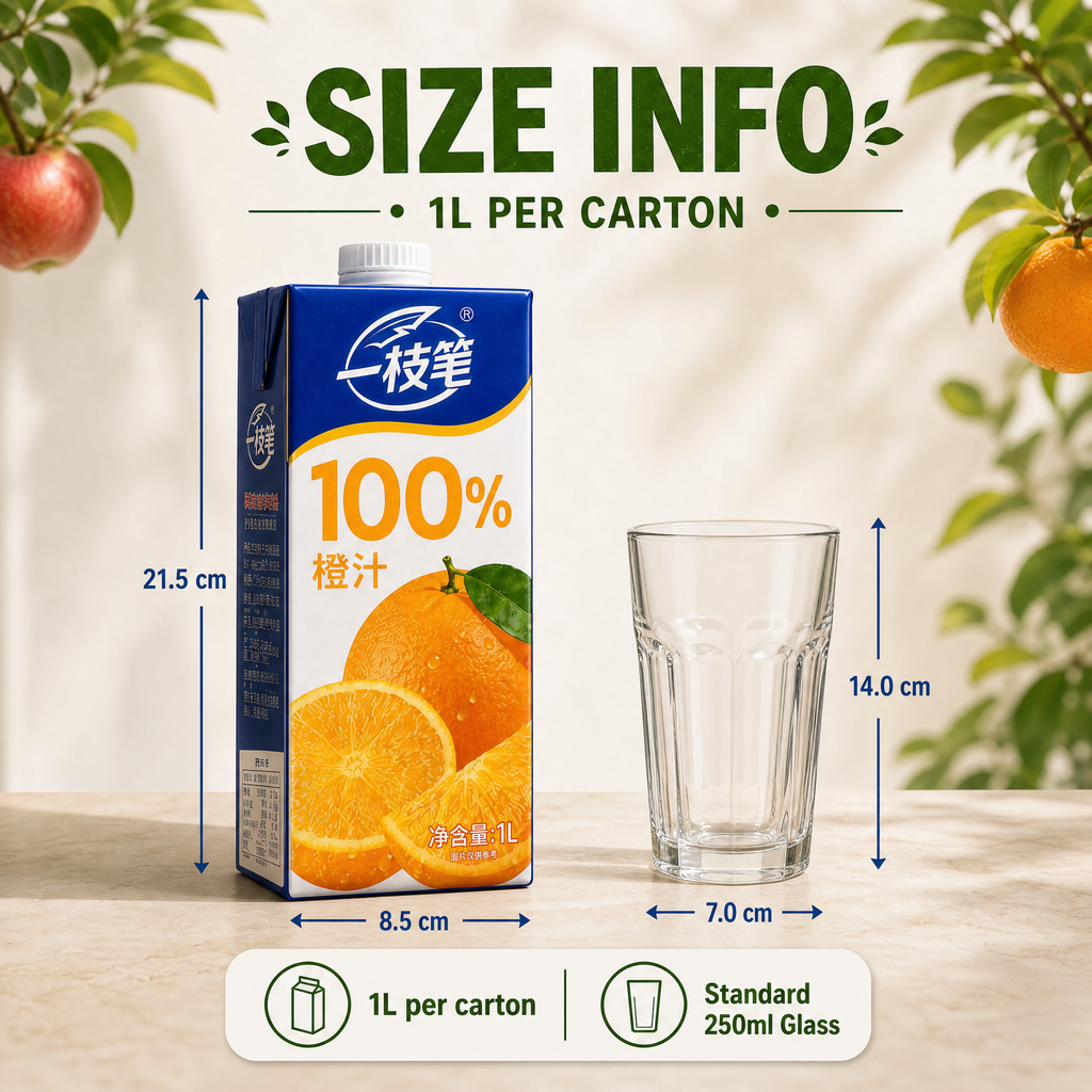 Yizhibi 100% Apple Juice + 100% Orange Juice 1L x 2 Packs (1+1 Combo) Singapore | ONE PEN SG Singapore