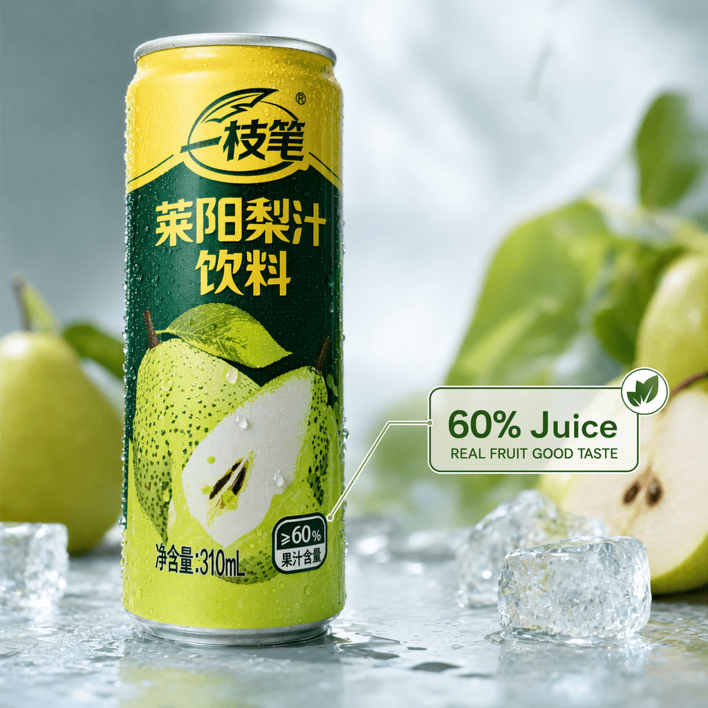 ONE PEN Yizhibi Laiyang Pear Juice Drink 310ml Singapore - ONE PEN SG