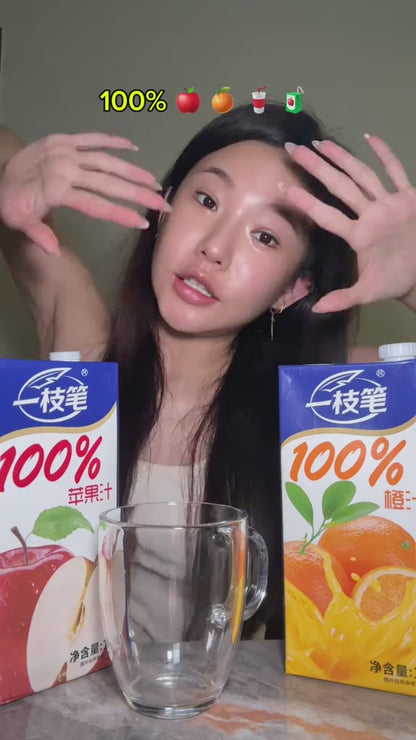 Yizhibi 100% Apple & Orange Juice Pack Combo (12+12 Packs, 24 x 1L) Singapore - ONE PEN SG