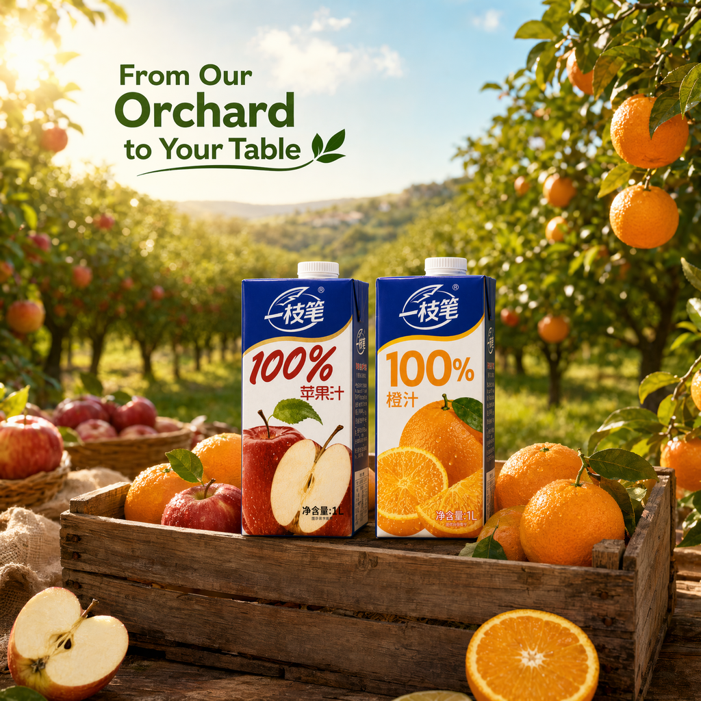 Yizhibi 100% Apple Juice + 100% Orange Juice 1L x 2 Packs (1+1 Combo) Singapore - ONE PEN SG