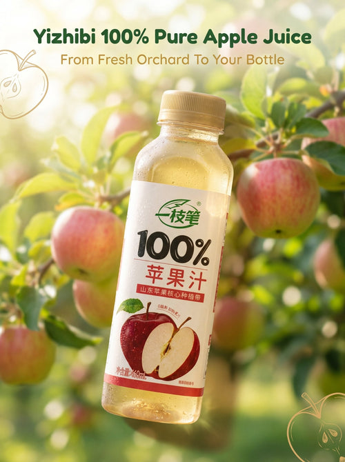 Yizhibi 100% Apple Juice 460ml x 15 Bottles about S$2.53 per bottle - ONE PEN SG