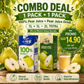 Yizhibi 100% Laiyang Pear Juice + Laiyang Pear Juice Drink 1L x 2 Packs (1+1 Combo) Singapore - ONE PEN SG