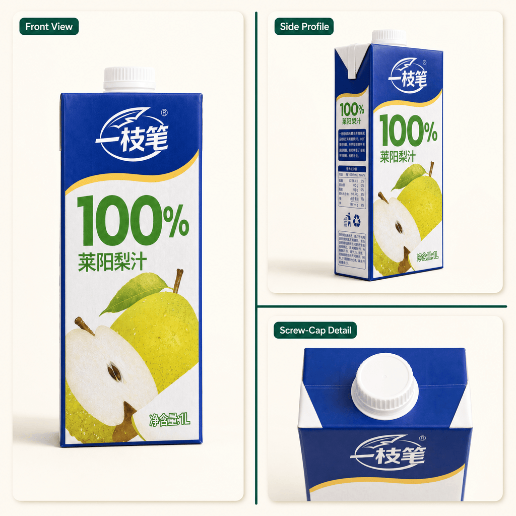 Yizhibi 100% Laiyang Pear Juice + Laiyang Pear Juice Drink 1L x 2 Packs (1+1 Combo) Singapore - ONE PEN SG