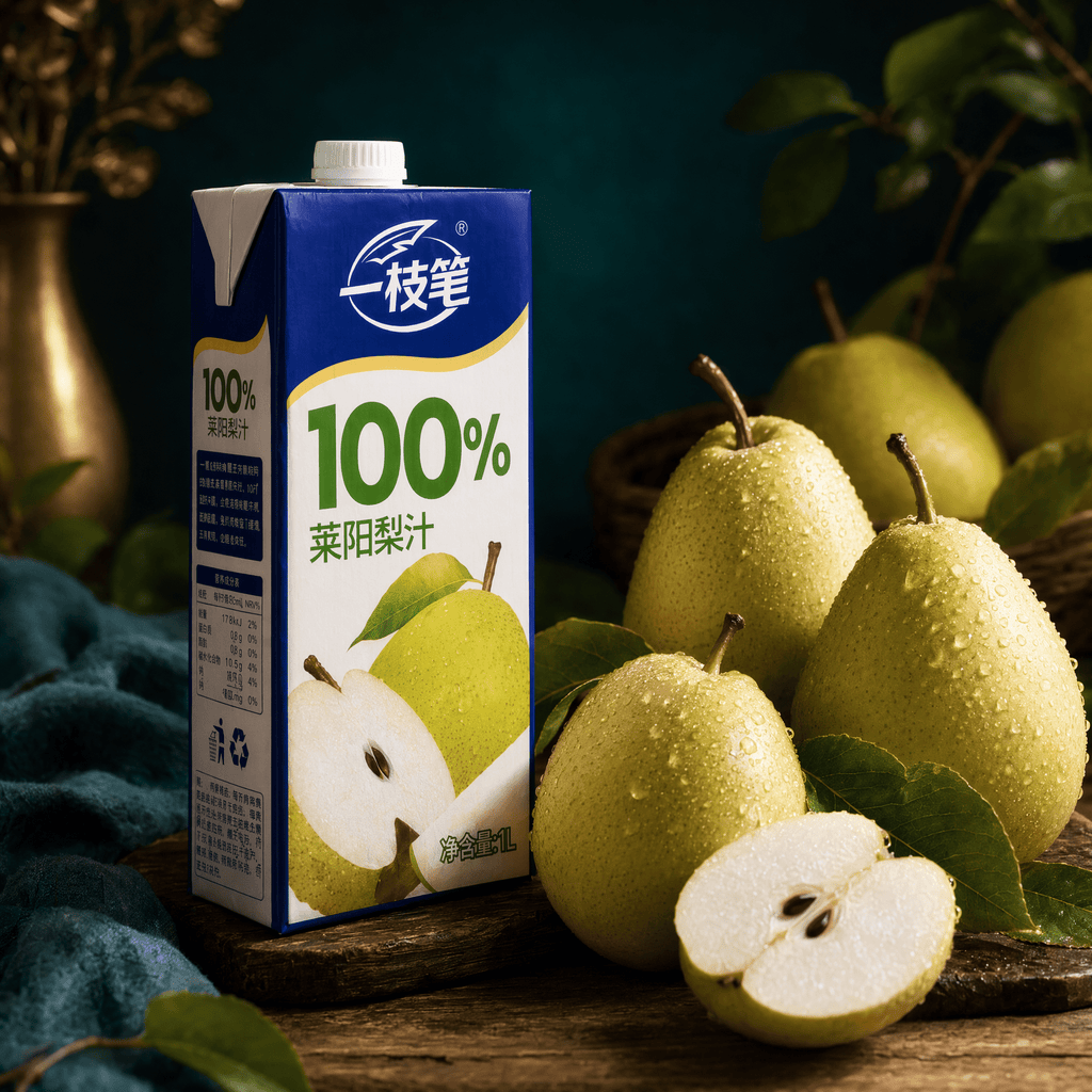 Yizhibi 100% Laiyang Pear Juice + Laiyang Pear Juice Drink 1L x 2 Packs (1+1 Combo) Singapore - ONE PEN SG