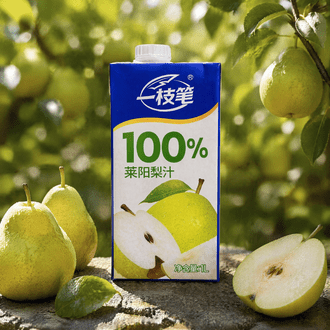 Yizhibi 100% Pure Laiyang Pear Juice 1L – Natural Refreshing Fruit Drink - ONE PEN SG