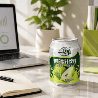 Yizhibi Laiyang Pear Juice Beverage - 245ml (一枝笔 莱阳梨汁饮料) - ONE PEN SG