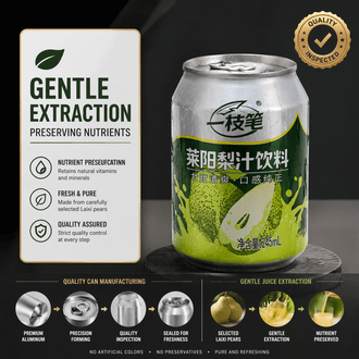 Yizhibi Laiyang Pear Juice Beverage - 245ml (一枝笔 莱阳梨汁饮料) - ONE PEN SG