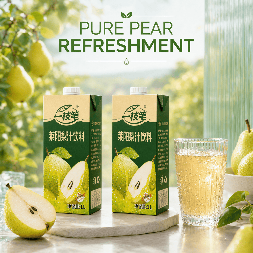 Yizhibi Laiyang Pear Juice Drink 1L x 2 Packs (1+1 Combo) Singapore - ONE PEN SG