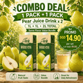 Yizhibi Laiyang Pear Juice Drink 1L x 2 Packs (1+1 Combo) Singapore - ONE PEN SG